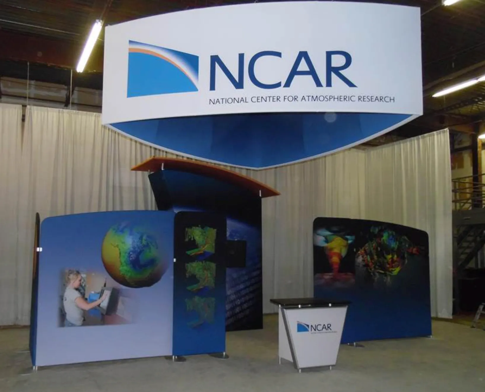 Graphics for the SC15-SC23 NSF NCAR booth